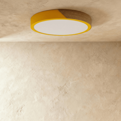 Rosvella Luminaire de plafond scandinave en bois
