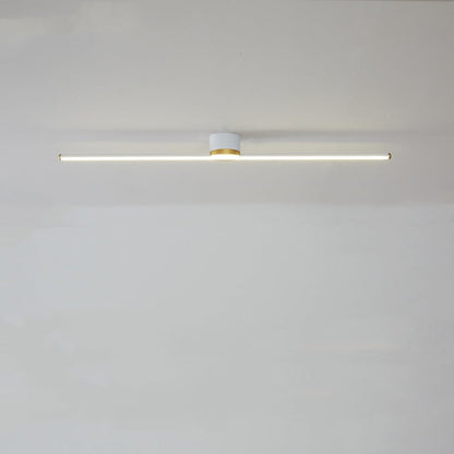 Plafonnier linéaire minimaliste en métal Filara
