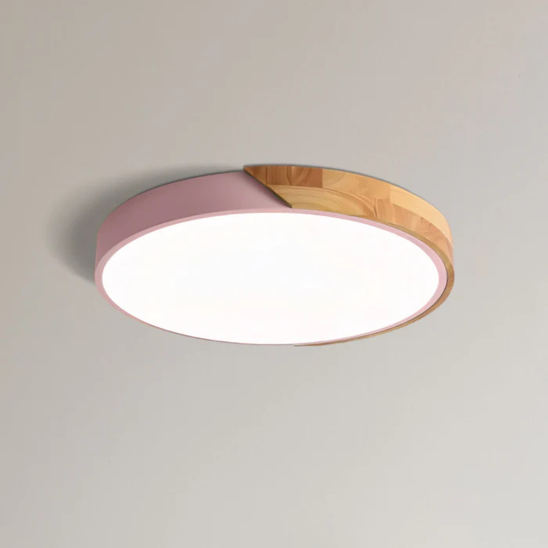 Plafonnier en bois scandinave Skalvi