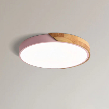 Plafonnier en bois scandinave Skalvi