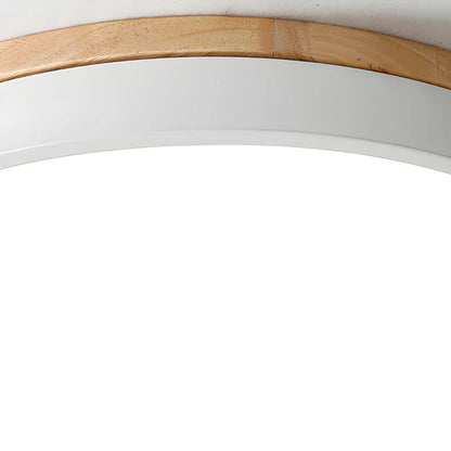 Plafonnier en bois minimaliste Lumbra affleurant