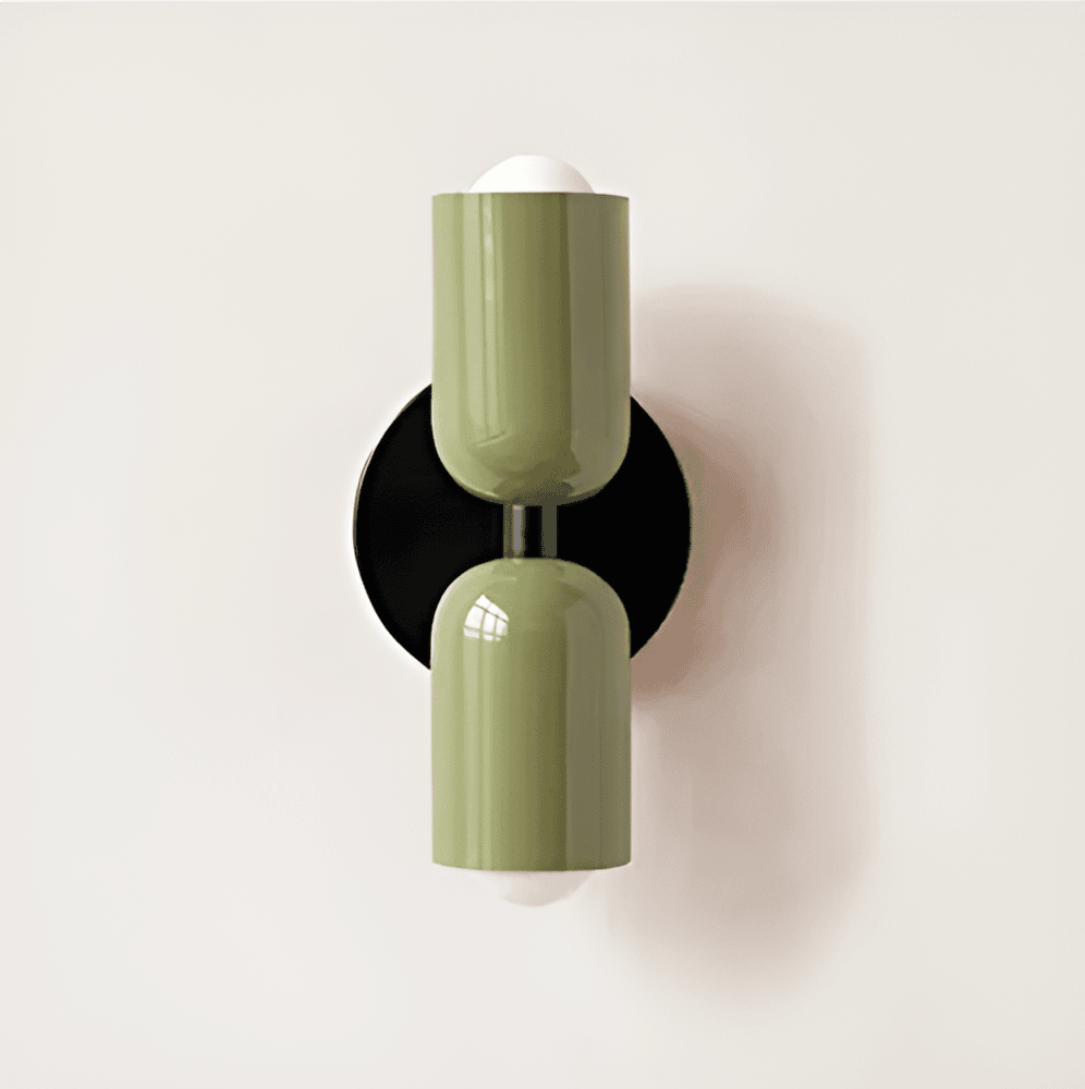 Applique murale capsule en fer de style Bauhaus Miravel