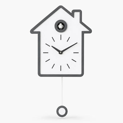 Horloge coucou à pendule en MDF scandinave Elvaro