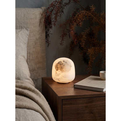 Lampe de table minimaliste en albâtre Alvane