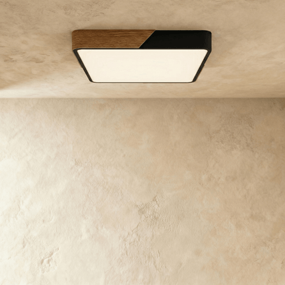 Rosvella Luminaire de plafond scandinave en bois