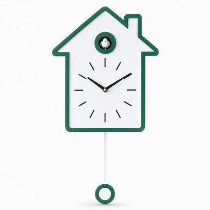 Horloge coucou à pendule en MDF scandinave Elvaro