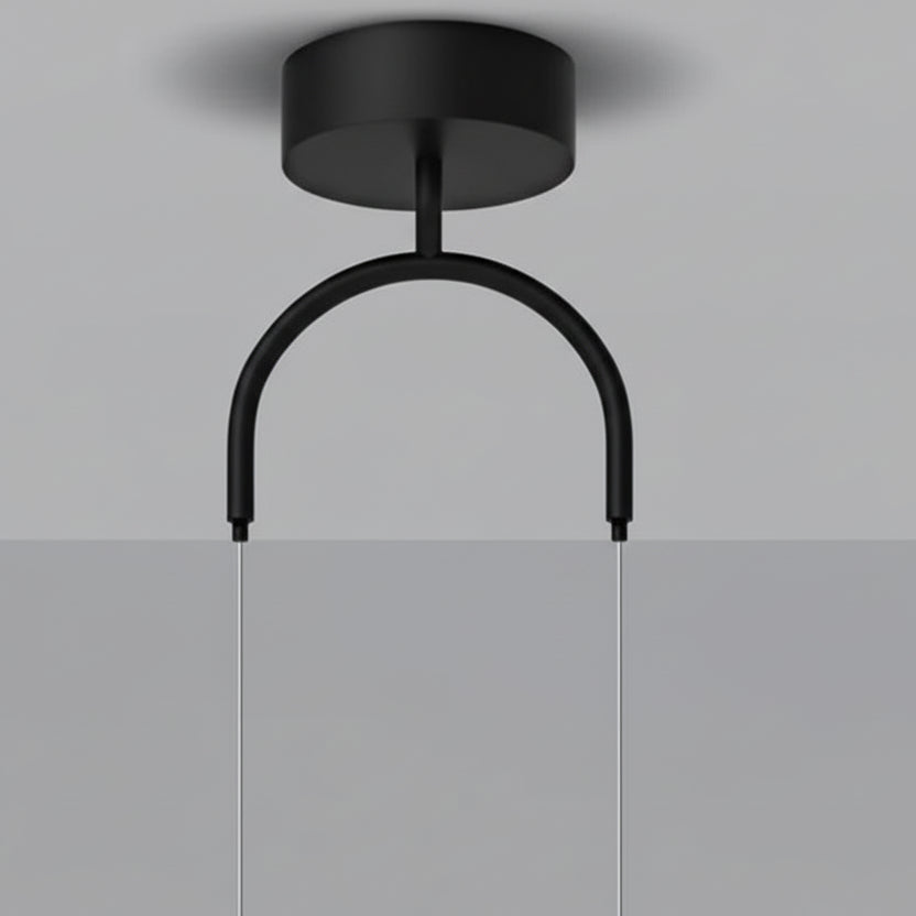 Suspension globe en verre opale nordique Solvara