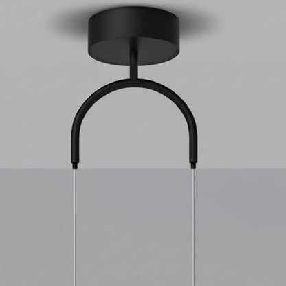 Suspension globe en verre opale nordique Solvara