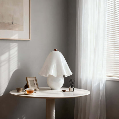 Lampe de table bohème en céramique Halcyra