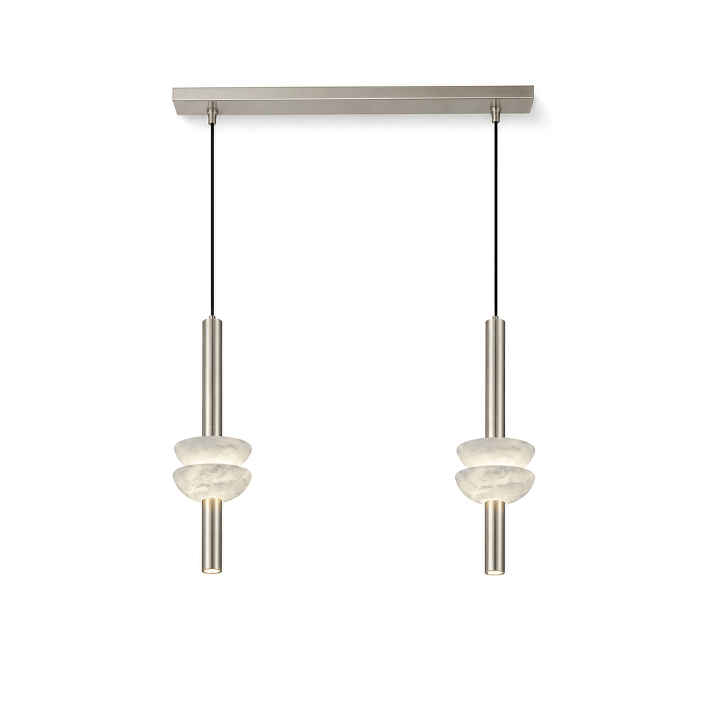 Suspension à disque en albâtre