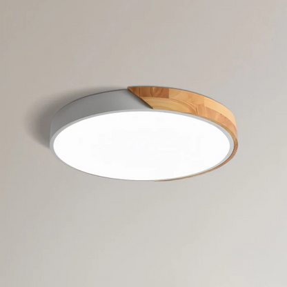 Plafonnier en bois scandinave Skalvi