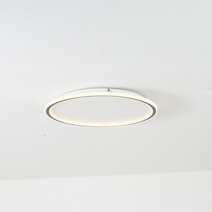 Plafonnier LED rond en acrylique affleurant