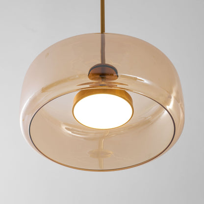 Suspension en verre soufflé moderne Glavira