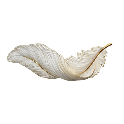 Applique murale LED Plume sculptée