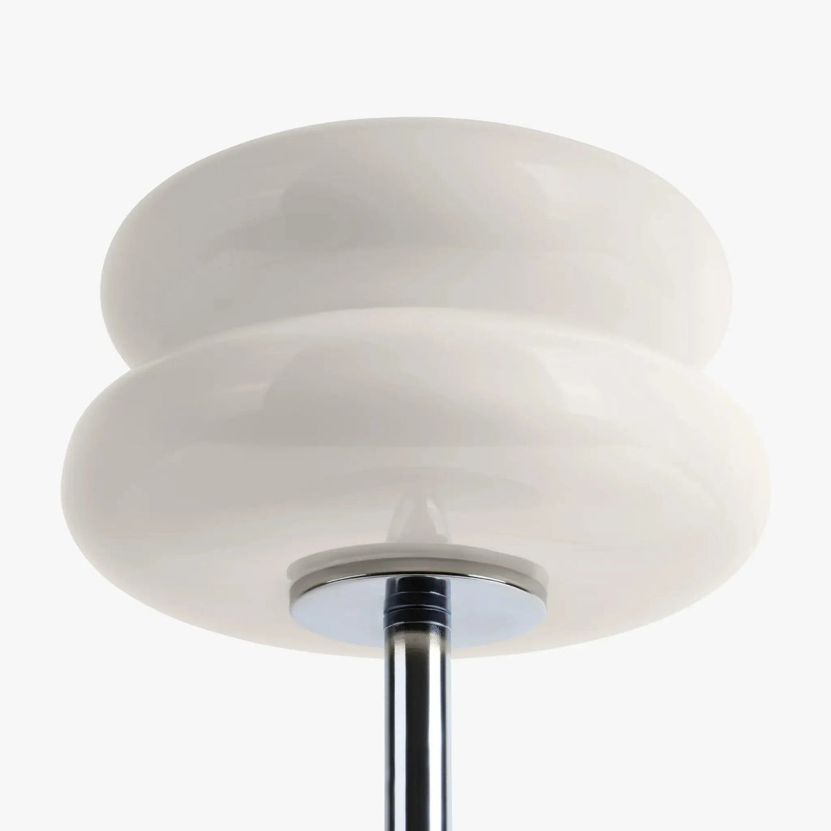 Lampe de table en verre mid-century Lyrensa