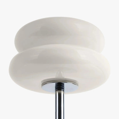 Lampe de table en verre mid-century Lyrensa