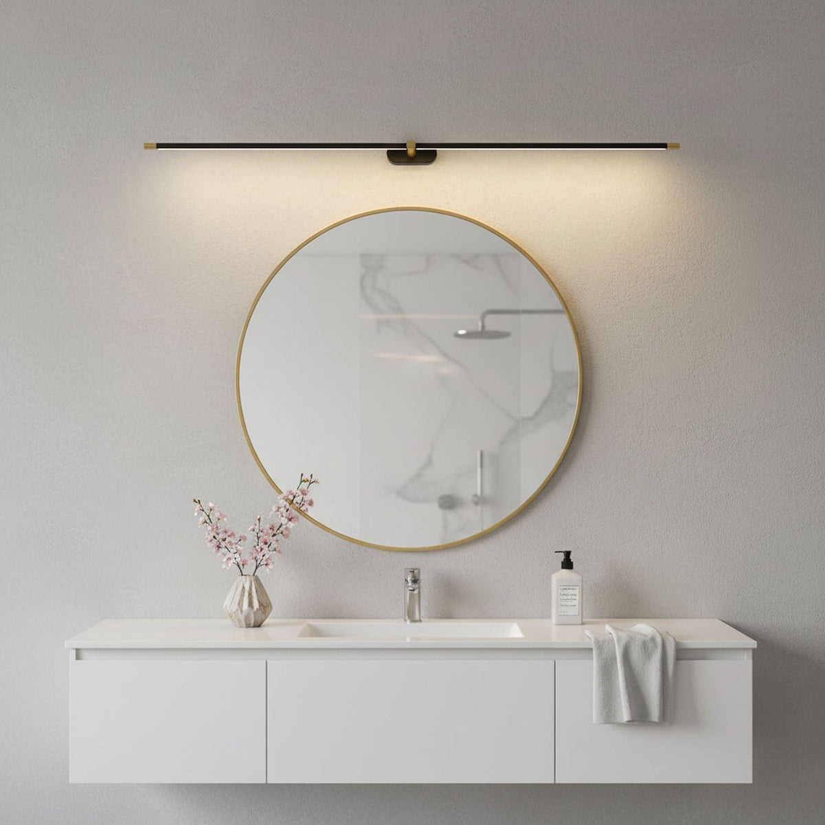 Applique murale minimaliste en aluminium Arvenna pour tableaux
