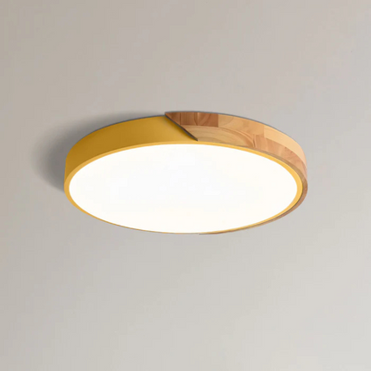 Plafonnier en bois scandinave Skalvi