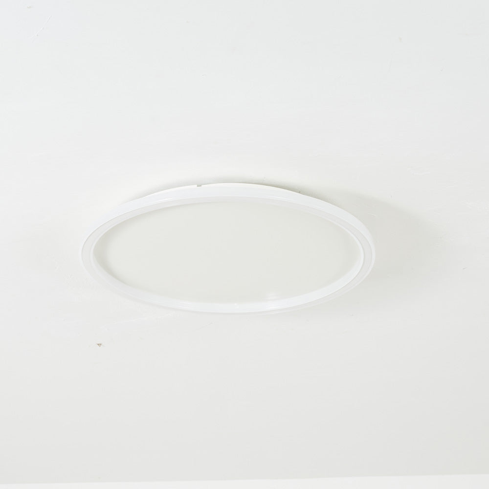 Plafonnier LED rond en acrylique affleurant