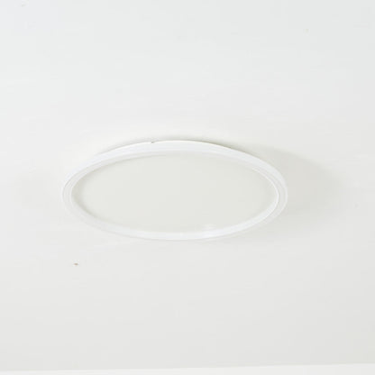 Plafonnier LED rond en acrylique affleurant