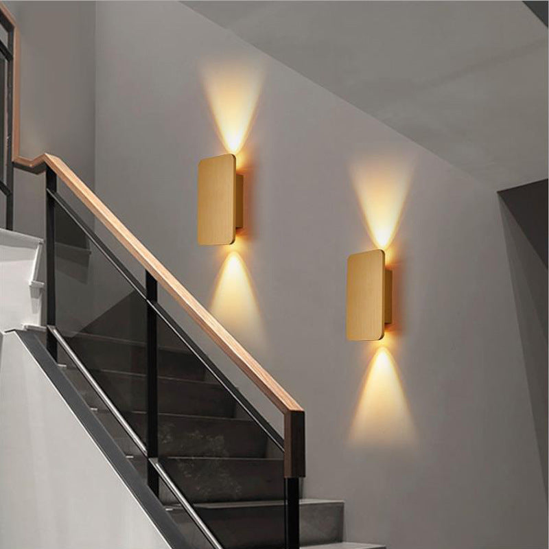 Applique murale rectangulaire en métal Valtera Bauhaus