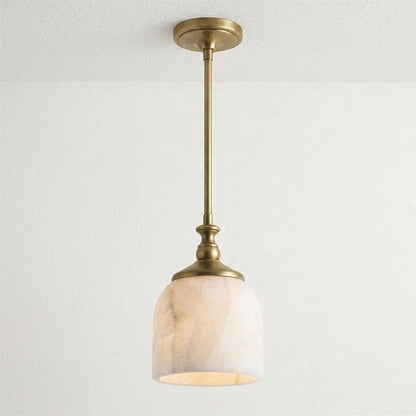 Suspension cloche en albâtre