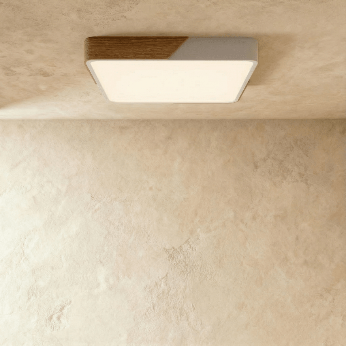 Rosvella Luminaire de plafond scandinave en bois