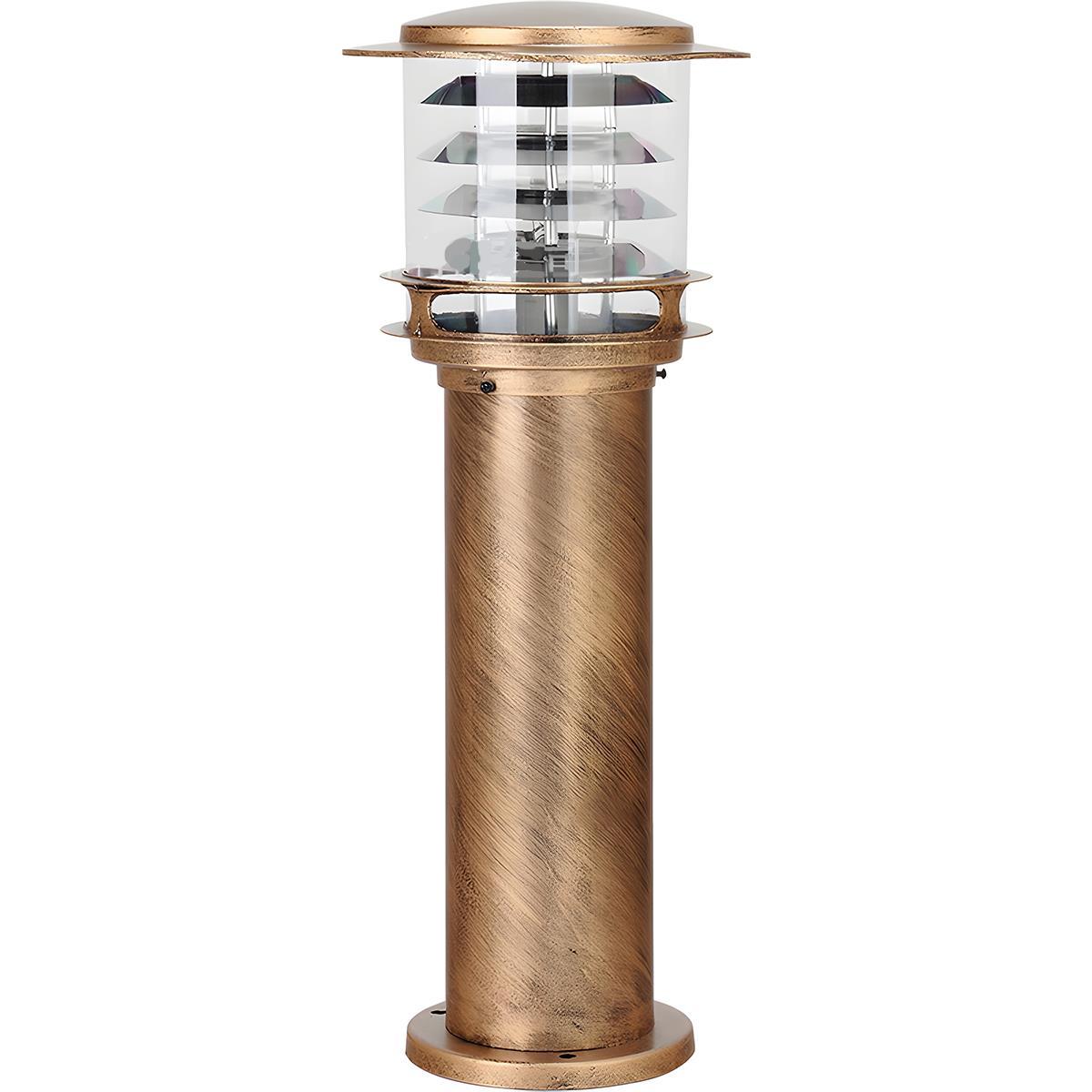 Lampe de jardin potelet moderne en aluminium Velmora
