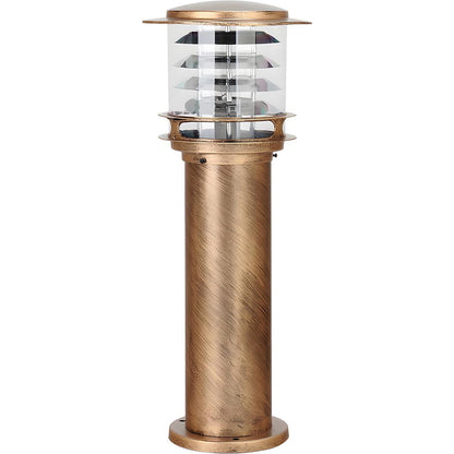 Lampe de jardin potelet moderne en aluminium Velmora