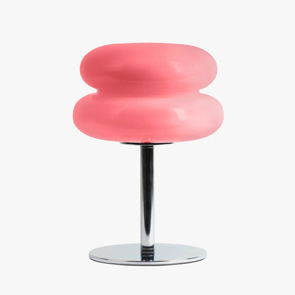 Lampe de table en verre mid-century Lyrensa
