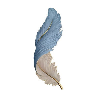Applique murale LED Plume sculptée