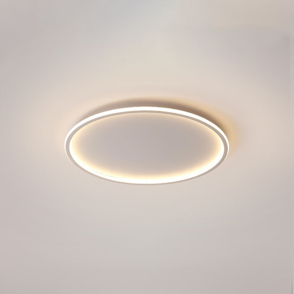 Plafonnier LED rond en acrylique affleurant