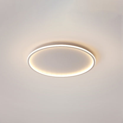 Plafonnier LED rond en acrylique affleurant