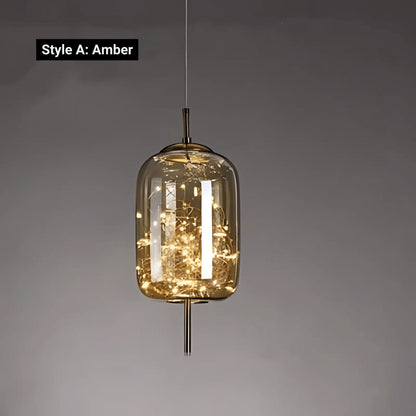 Suspension en verre Starlight