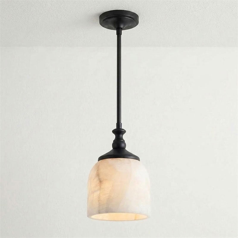 Suspension cloche en albâtre