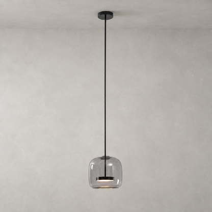 Suspension en verre soufflé moderne Glavira