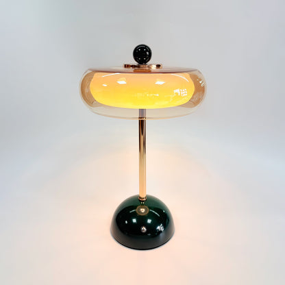Lampe de table Calvento en verre Art déco