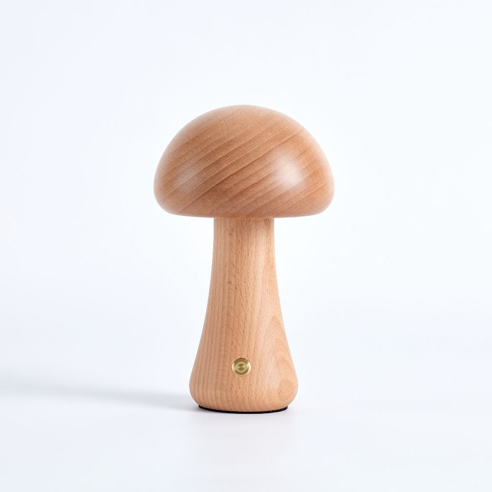 Lampe de table en bois scandinave Fungara