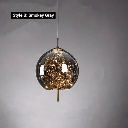 Suspension en verre Starlight