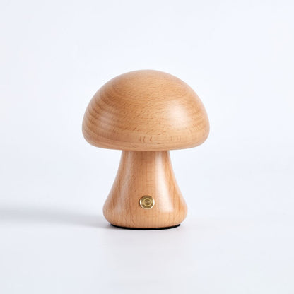 Lampe de table en bois scandinave Fungara
