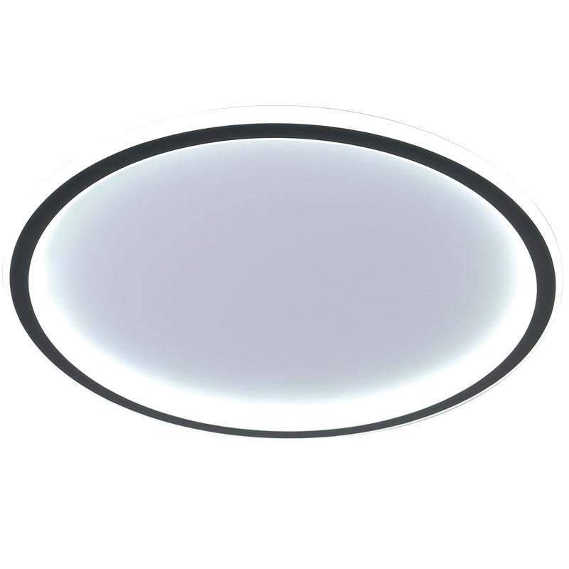Plafonnier LED rond en acrylique affleurant