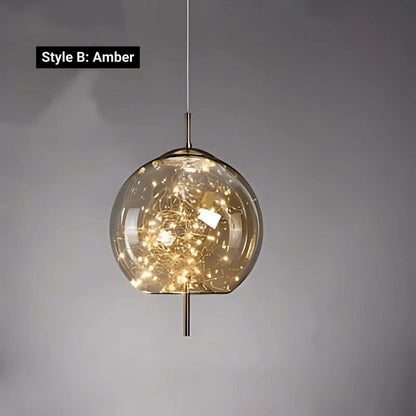 Suspension en verre Starlight
