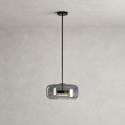 Suspension en verre soufflé moderne Glavira