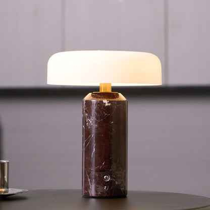 Lampe de table en marbre art déco Vestara
