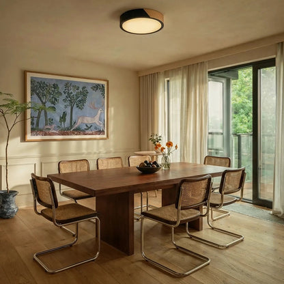 Rosvella Luminaire de plafond scandinave en bois