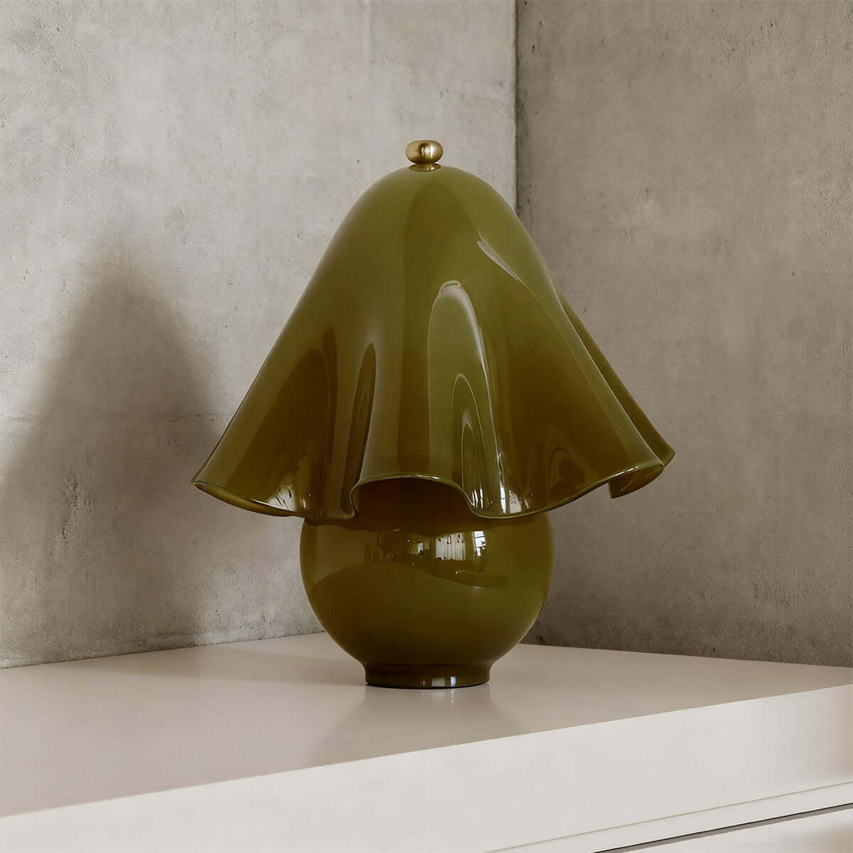 Lampe de table bohème en céramique Halcyra