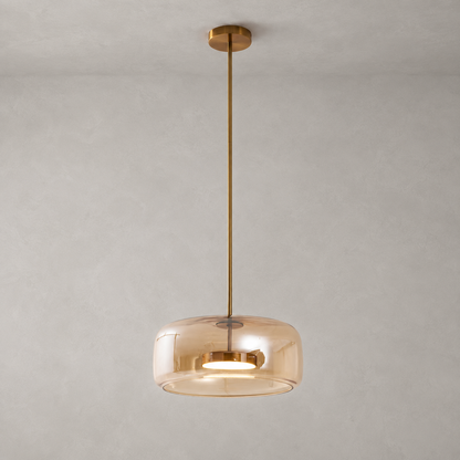Suspension en verre soufflé moderne Glavira