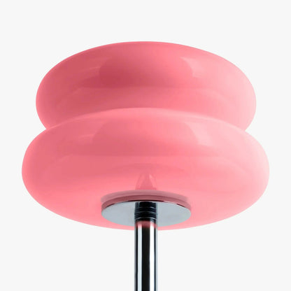 Lampe de table en verre mid-century Lyrensa