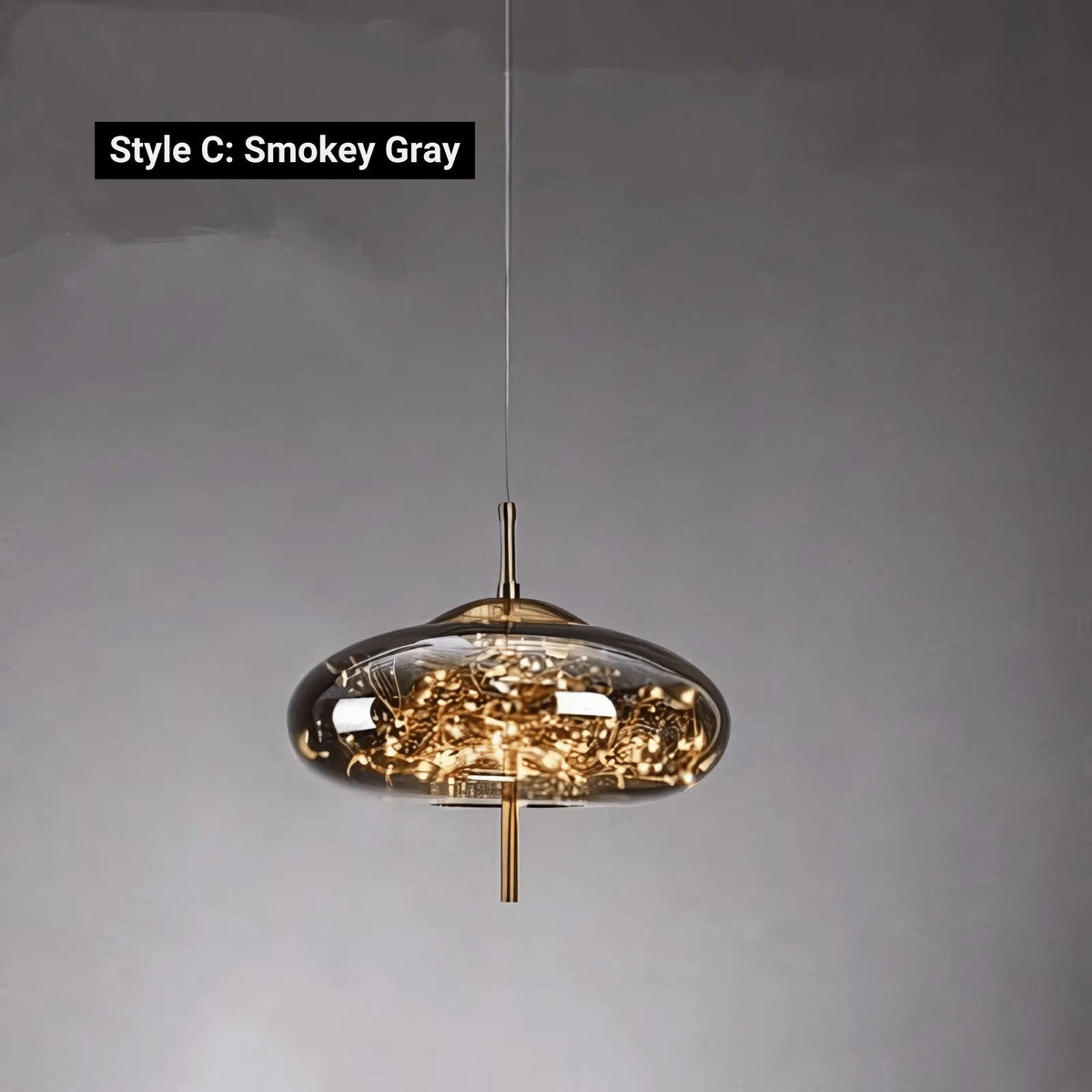 Suspension en verre Starlight