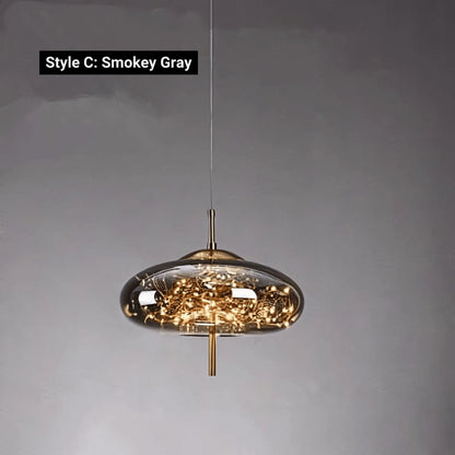 Suspension en verre Starlight